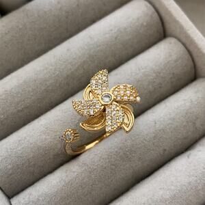 Fidget Ring, Anxiety Ring for Women, Spinner Ring, Y2K Ring, Adjustable Ring